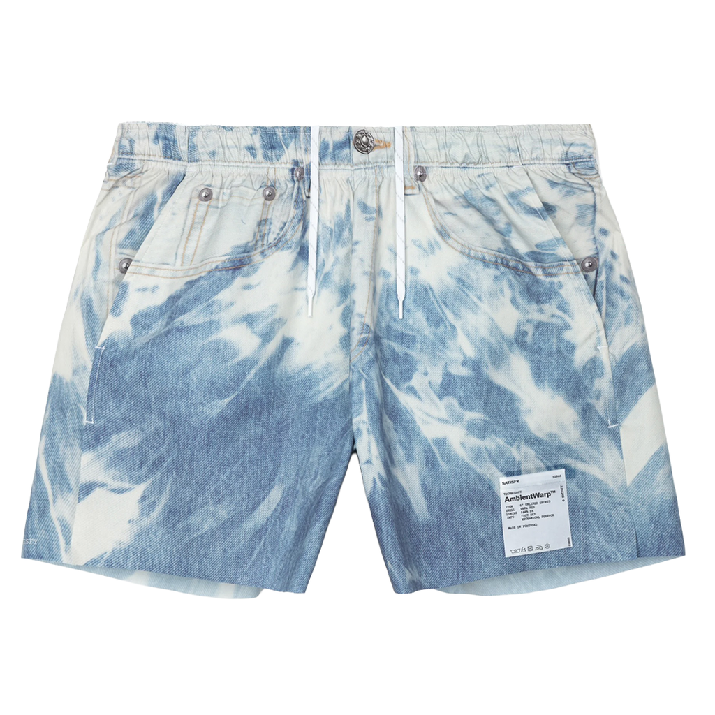 Satisfy - AmbientWarp™ 5" Unlined Shorts Bleached Blue Denim