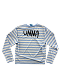 UNNA - Striped LS Baby Blue Men