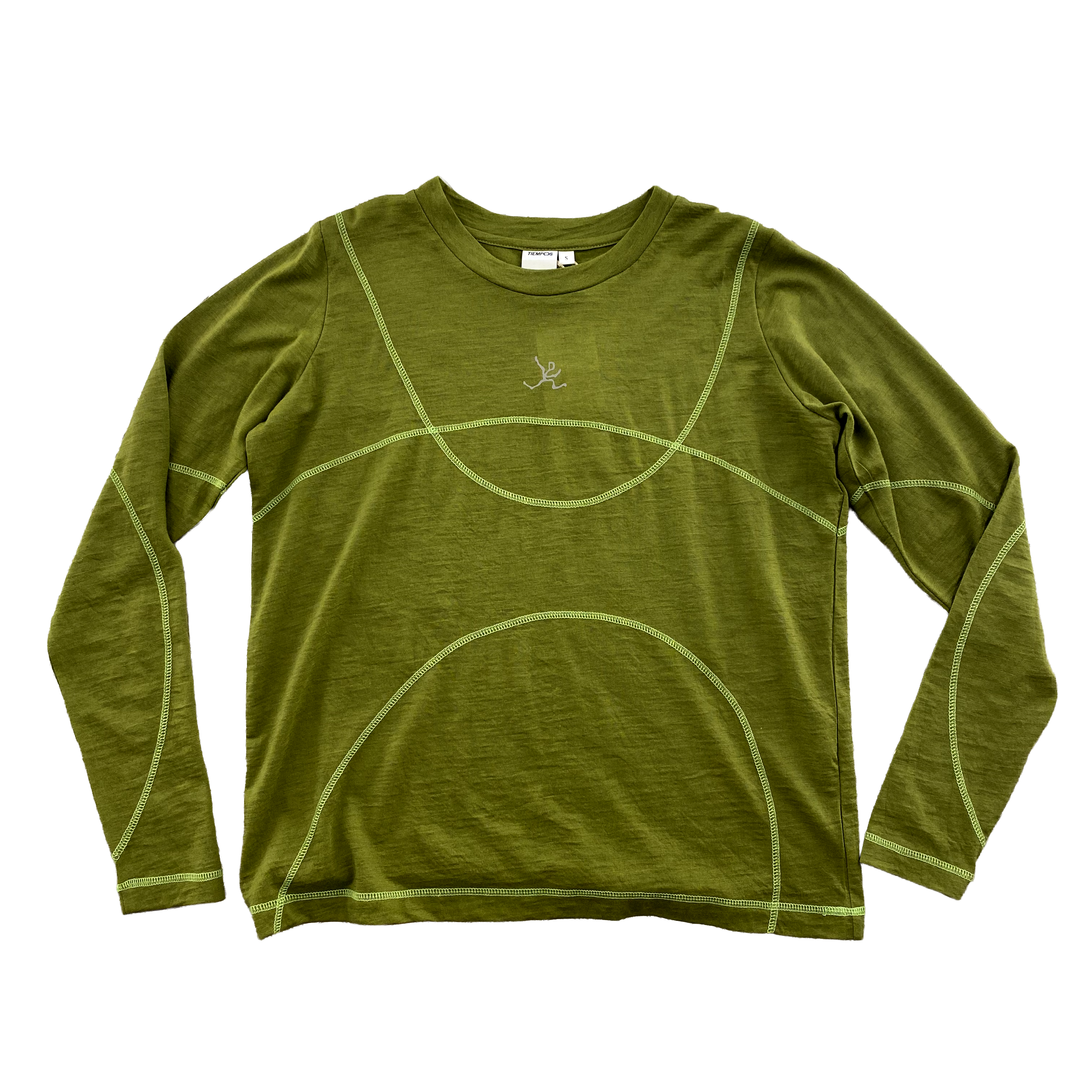 TIEMPOS™ Merino Wool Spotted Long Sleeve