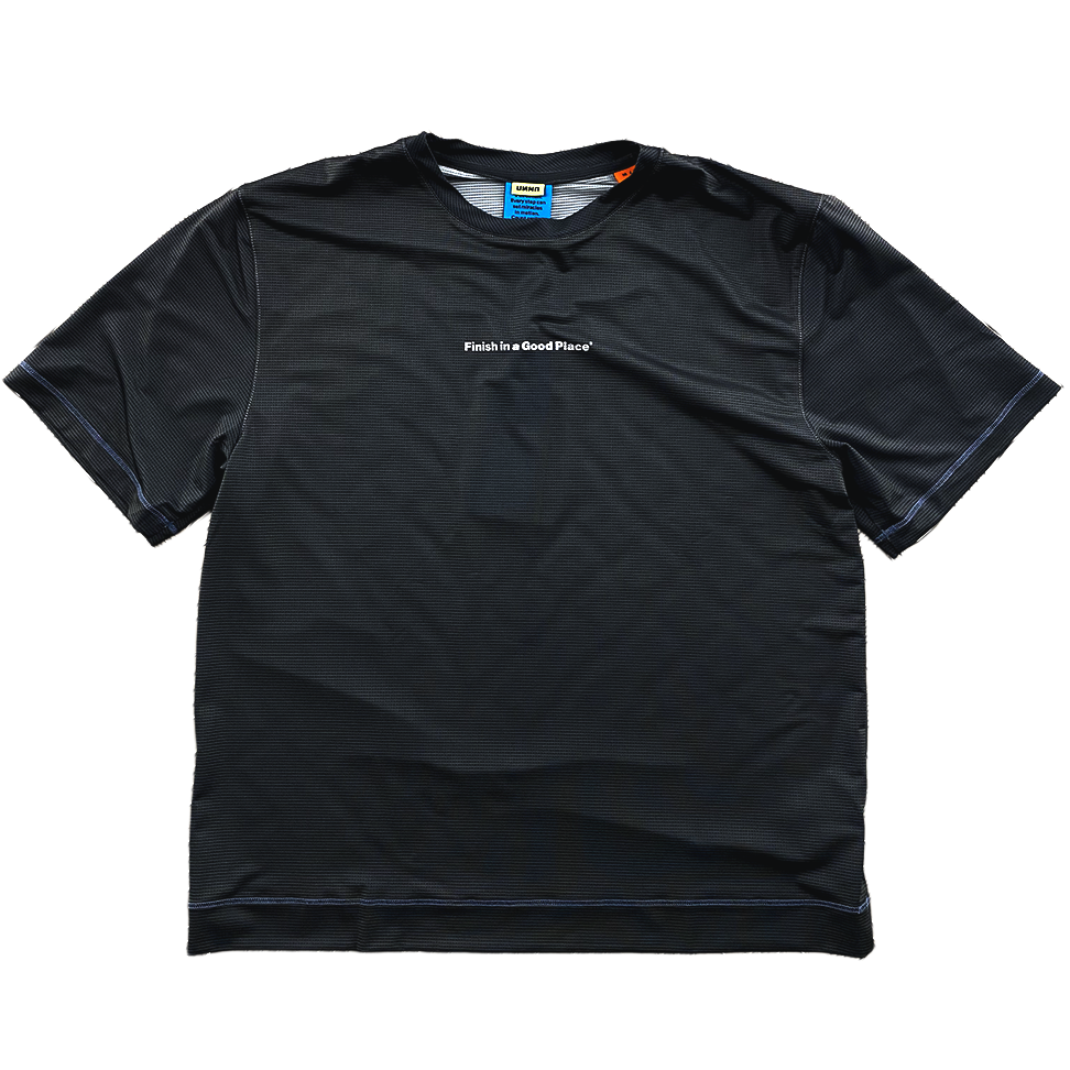 UNNA - Wavy Tee Blue Grey Unisex