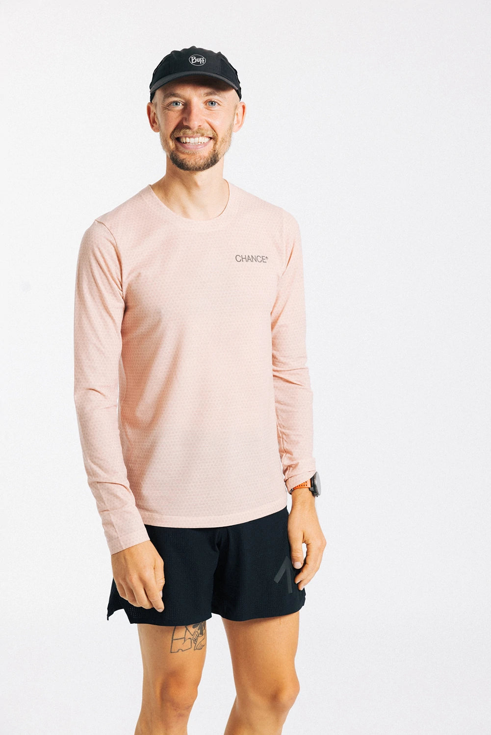 Chance - Performance Merino Long Sleeve Sugar Coral and Dianthus