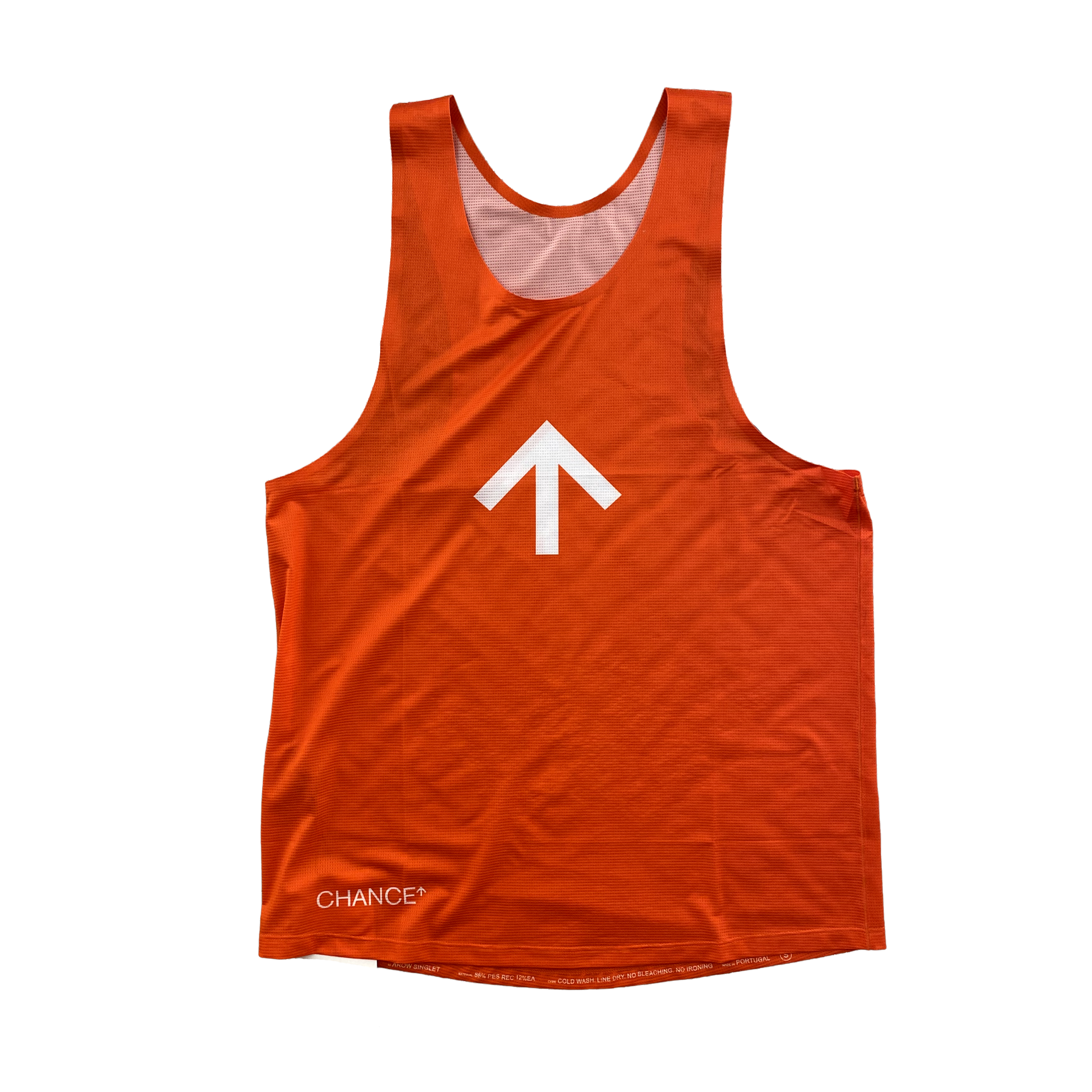 Chance - Arow Singlet Ordnance Orange and White