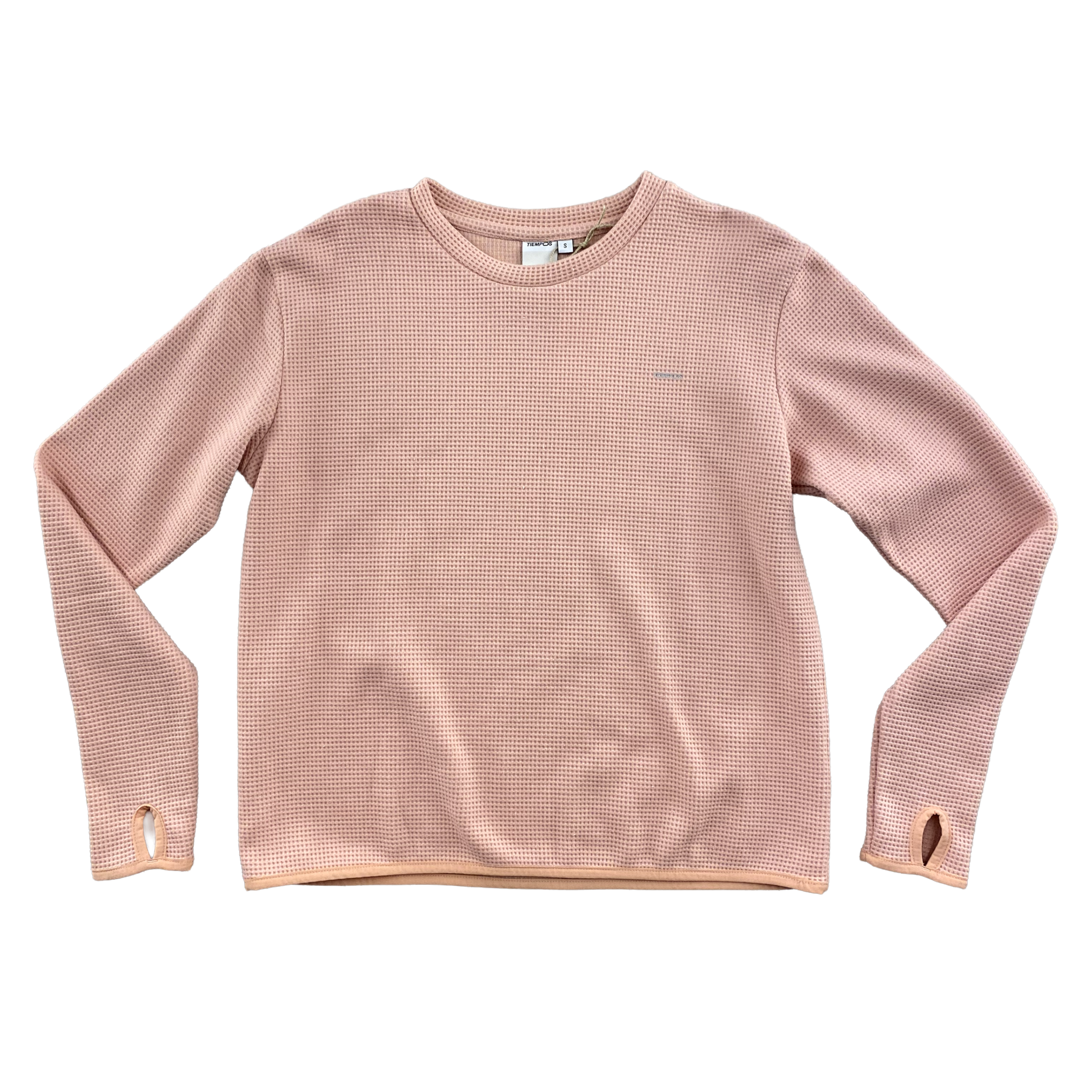 TIEMPOS™ Organic Cotton Waffle Long Sleeve