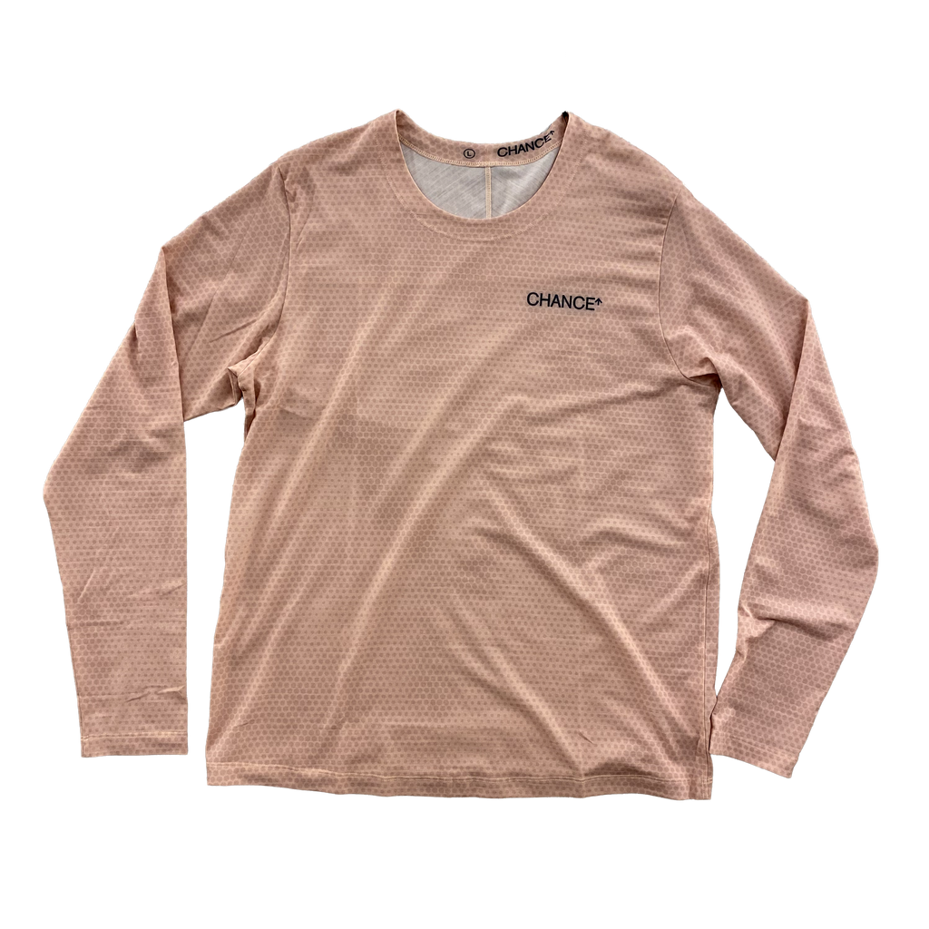 Chance - Performance Merino Long Sleeve Sugar Coral and Dianthus