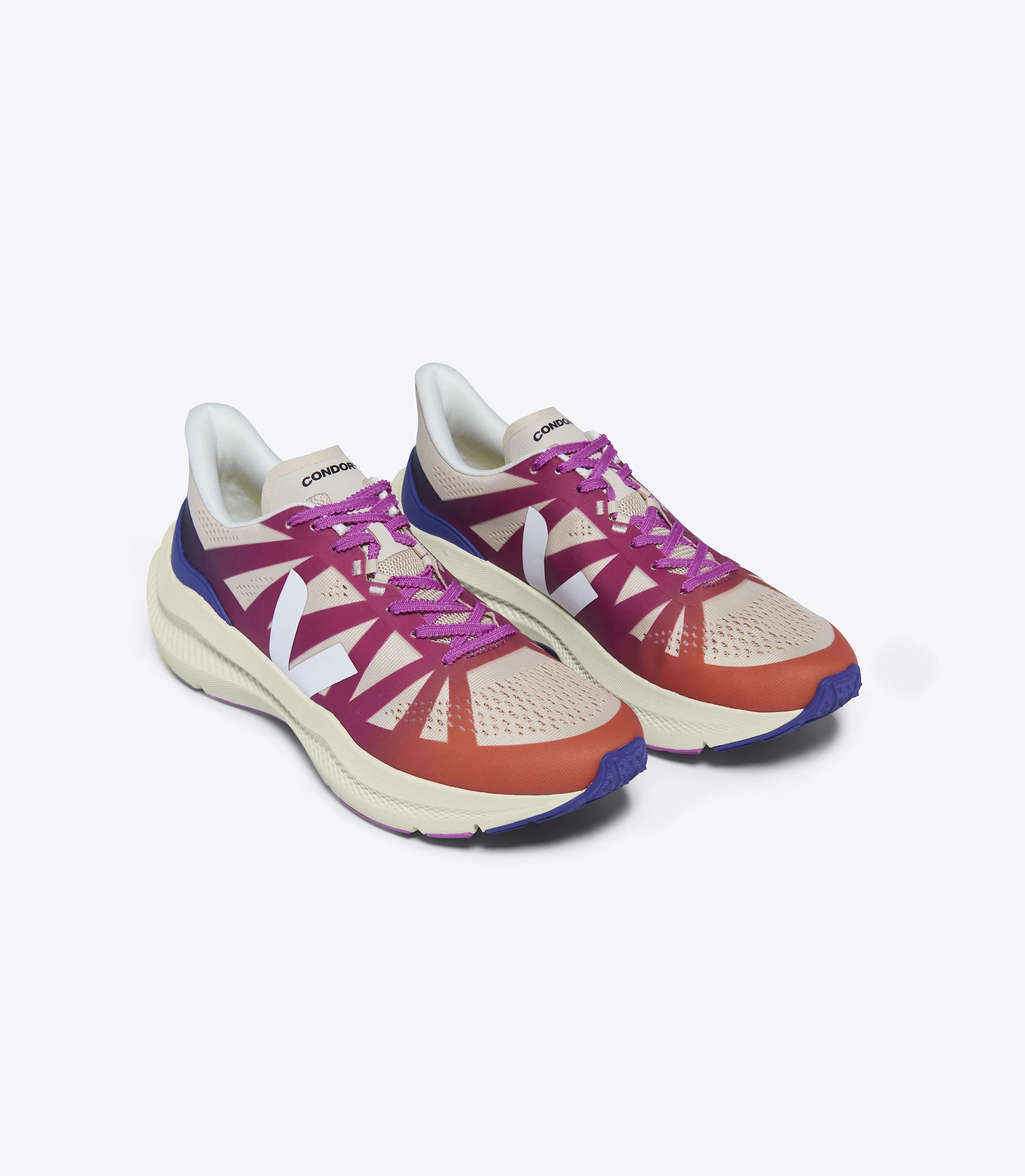Veja - Condor 3 Engineered Mesh Areia White Gradient