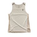 On - Performance Tank White Silver Men
